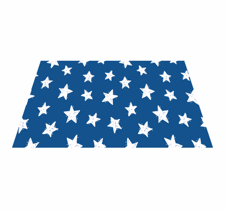 Originele placemat sterrenpatroon achtergrond - TenStickers