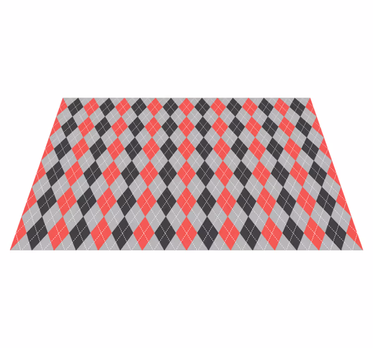 Placemat geometrisch ruitpatroon - TenStickers