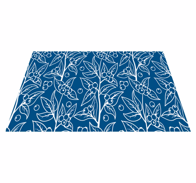 Delicaat bloemenpatroon placemat - TenStickers