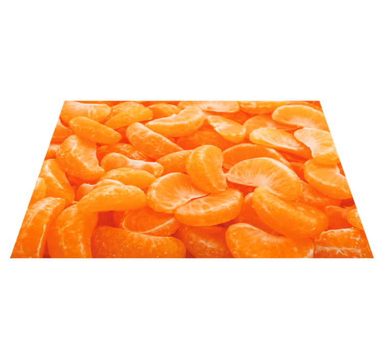 Placemat voor huis citrusvruchten samenstelling - TenStickers