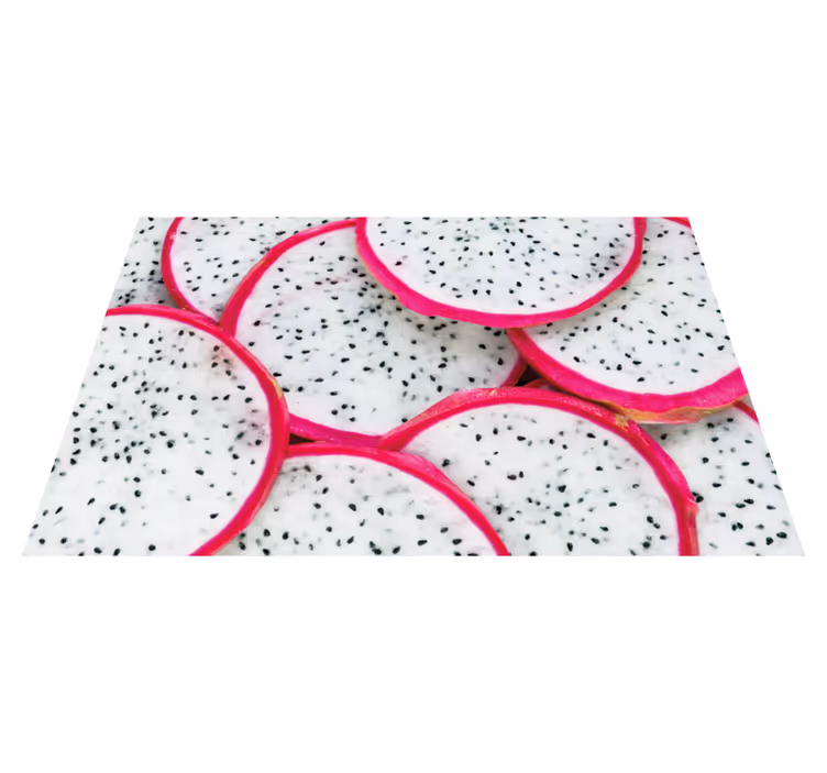 Originele placemat dragon fruit schijf - TenStickers