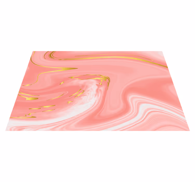 Wervelende roze marmer moderne placemat - TenStickers