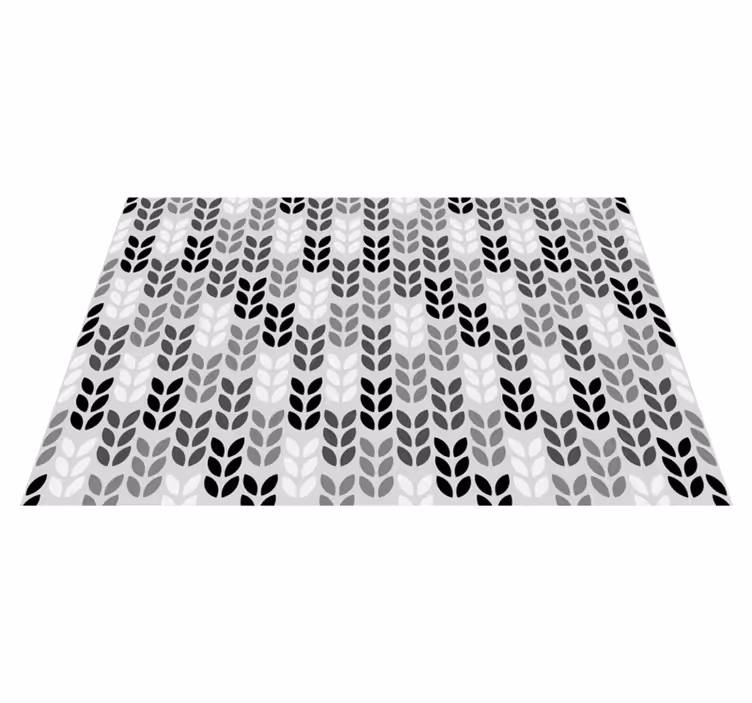 Placemat bladpatroon arrangement - TenStickers
