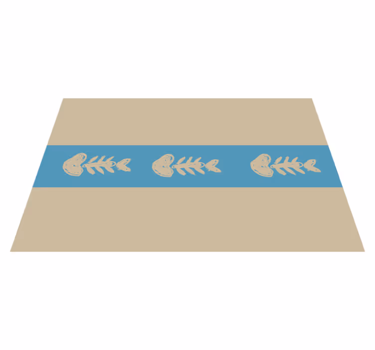 Originele placemat met uniek visgraatpatroon - TenStickers