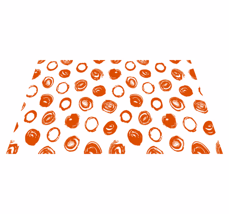 Placemat circulair borstelstrepenpatroon - TenStickers