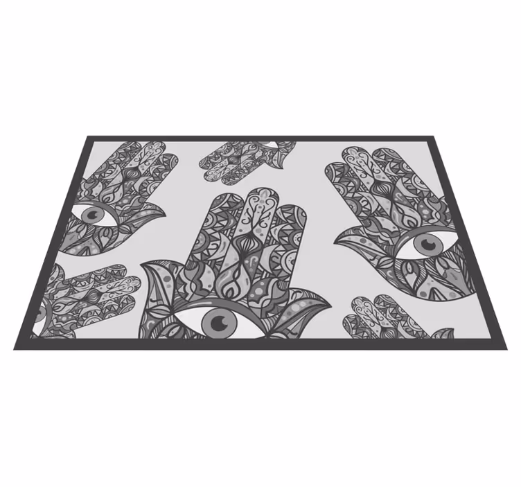 Originele placemat met ingewikkelde handpatronen - TenStickers
