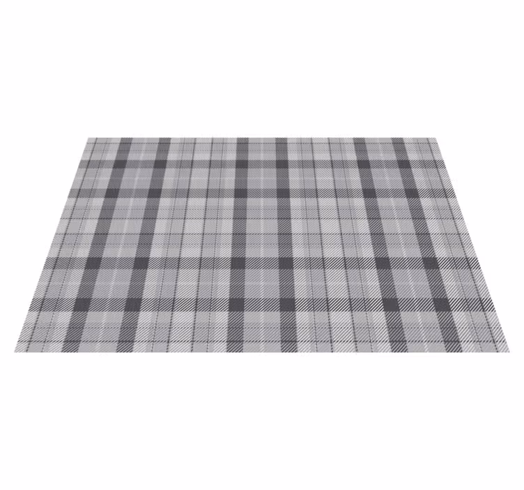 Geruit linnen stijl elegante placemats - TenStickers