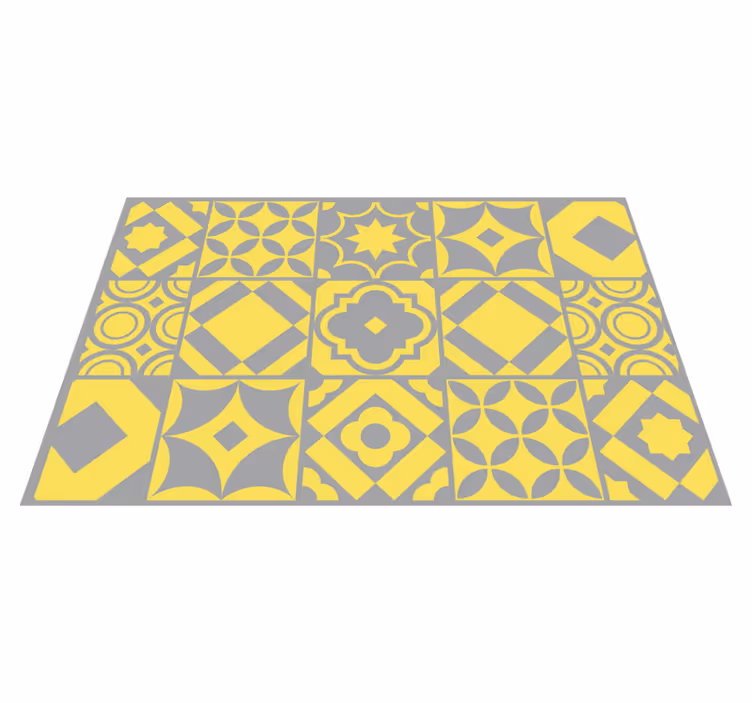 Placemat geometrische motief tegels - TenStickers