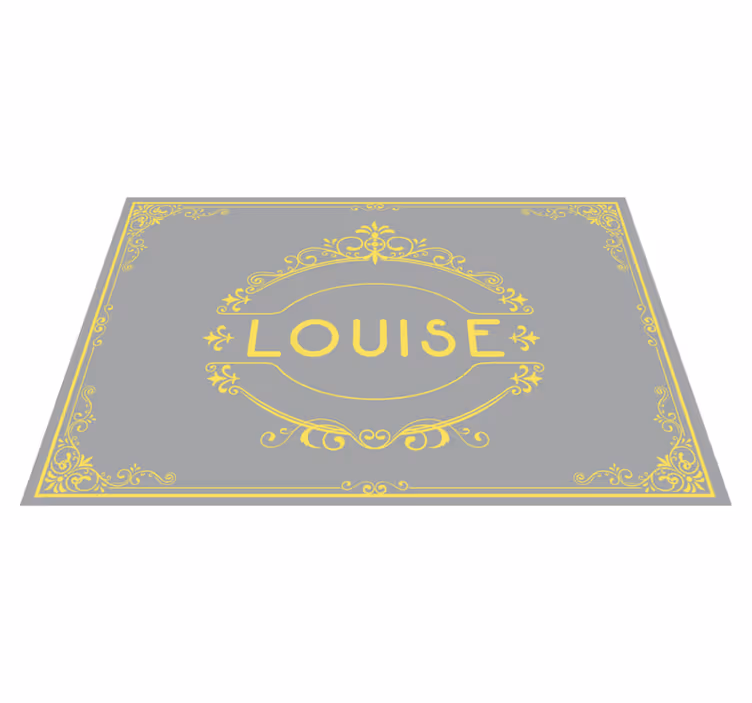 Placemat met naam elegant naamdisplay - TenStickers
