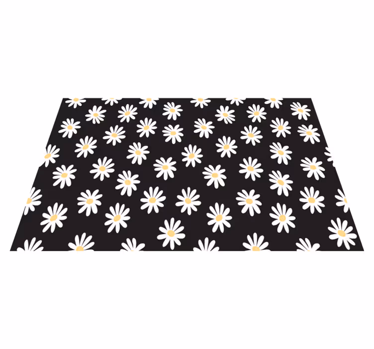 Kinder placemat daisy bloemenpatroon - TenStickers