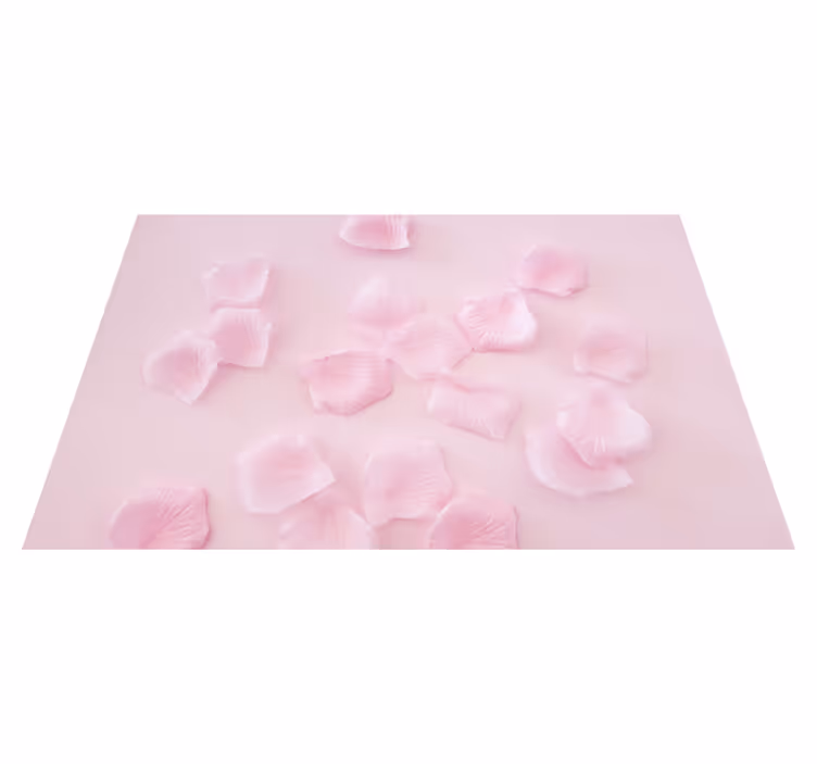Placemat delicate bloemblaadjes arrangement - TenStickers