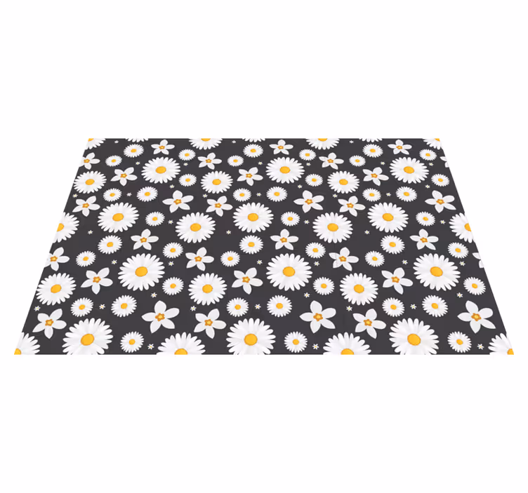 Placemat met daisy bloemenmotief - TenStickers