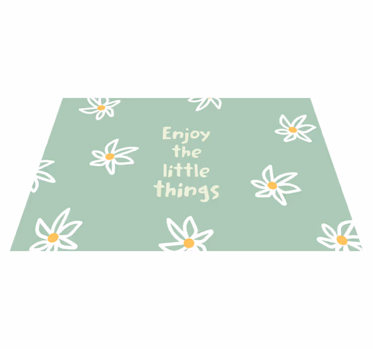 Originele placemat daisy bloemenprint - TenStickers