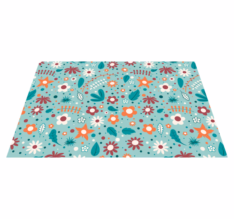 Originele placemat met bloemenmotief - TenStickers