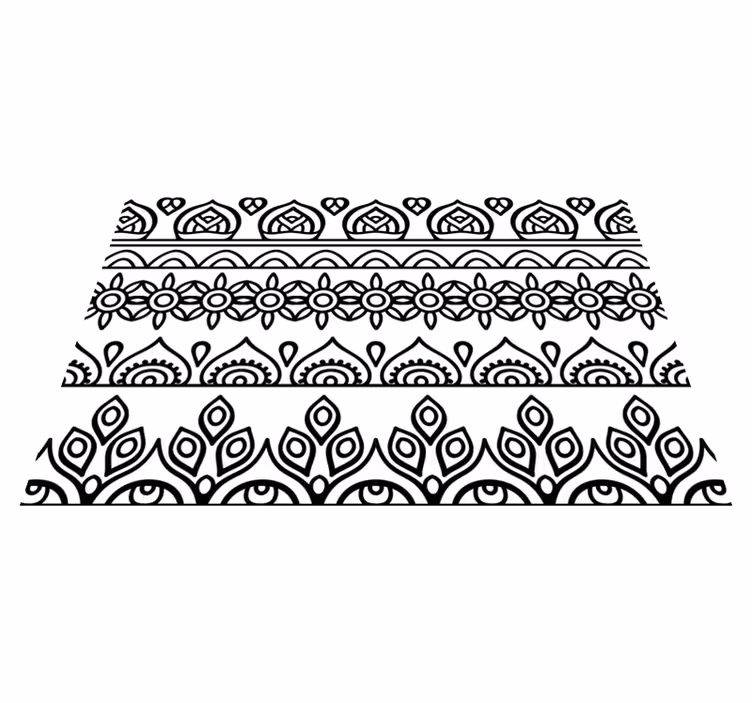Placemat botanische print motief - TenStickers