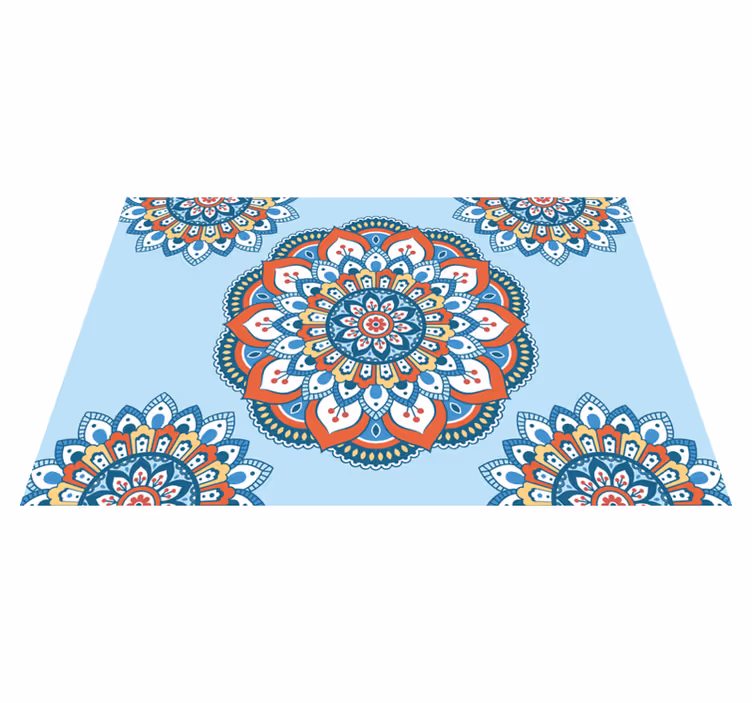 Originele placemat met levendig mandala motief - TenStickers