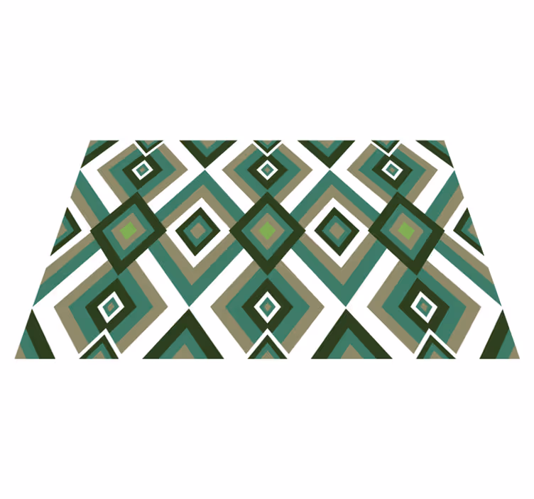 Moderne placemat geometrisch gestileerd arrangement - TenStickers