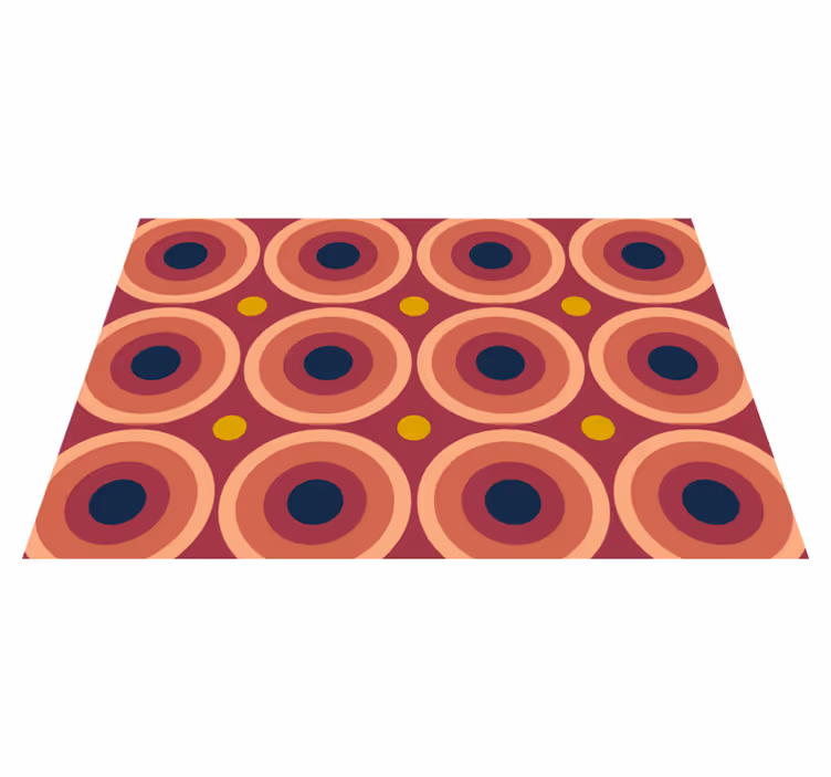 Originele placemat geometrisch cirkelpatroon - TenStickers