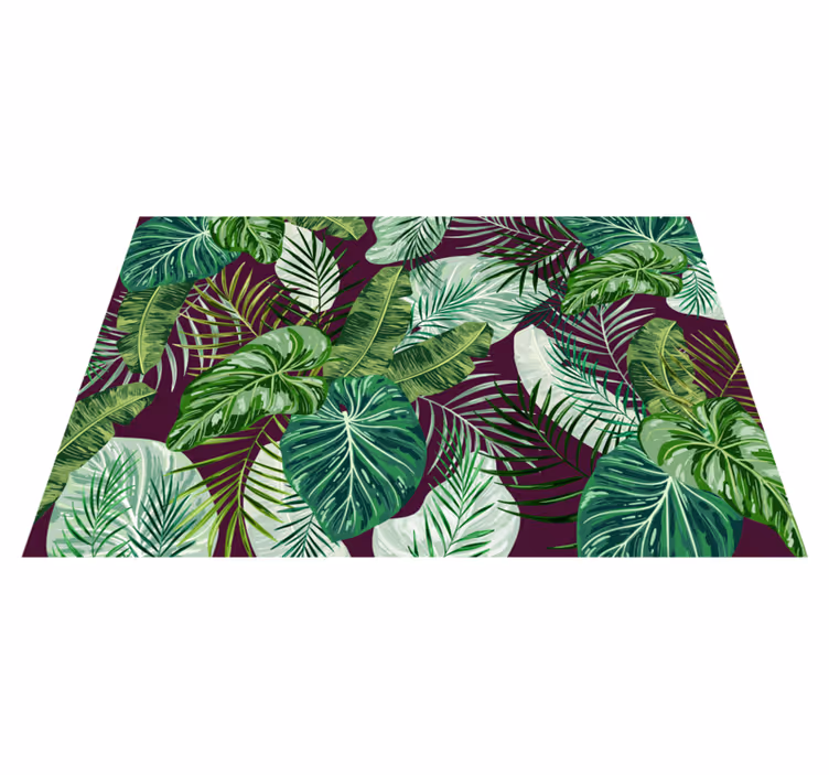 Originele placemats Exotische bloemen - TenStickers