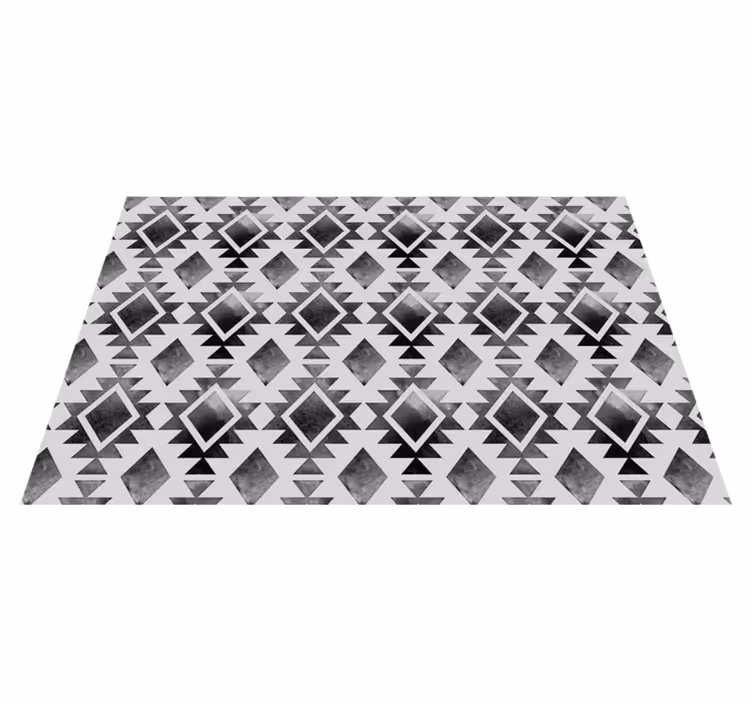 Placemat geometrisch monochroom patroon - TenStickers