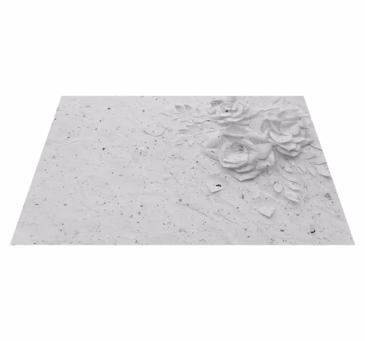 Placemat elegante bloemmotief reliëf - TenStickers