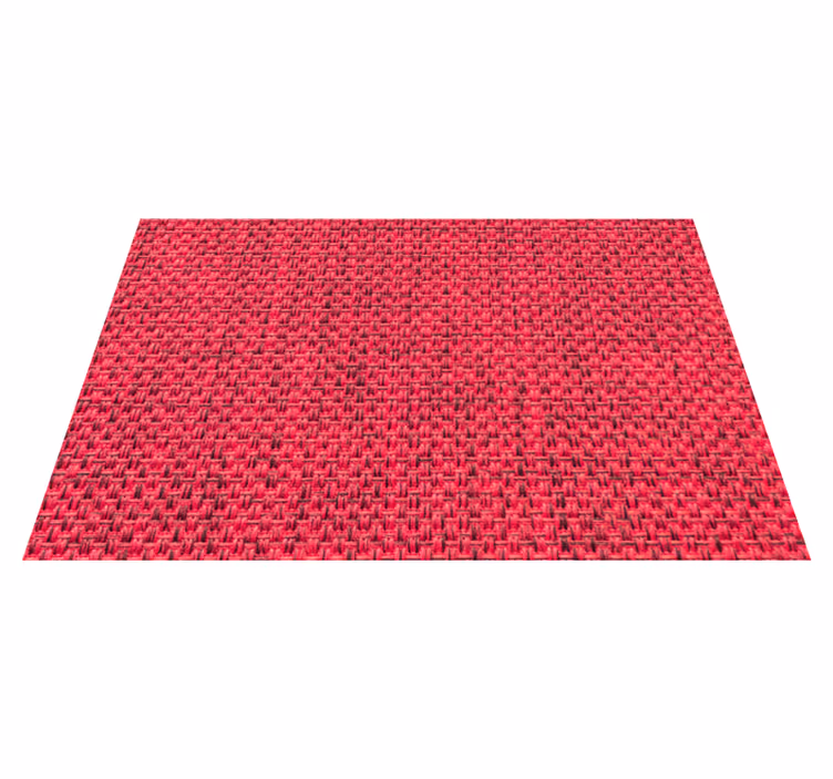 Placemat textured rood mat - TenStickers