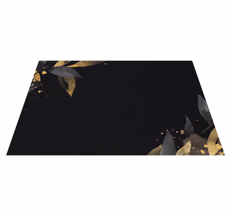 Elegante placemats met verfijnde bladmotieven - TenStickers
