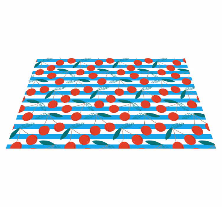 Originele placemat met kersenpatroon oppervlak - TenStickers