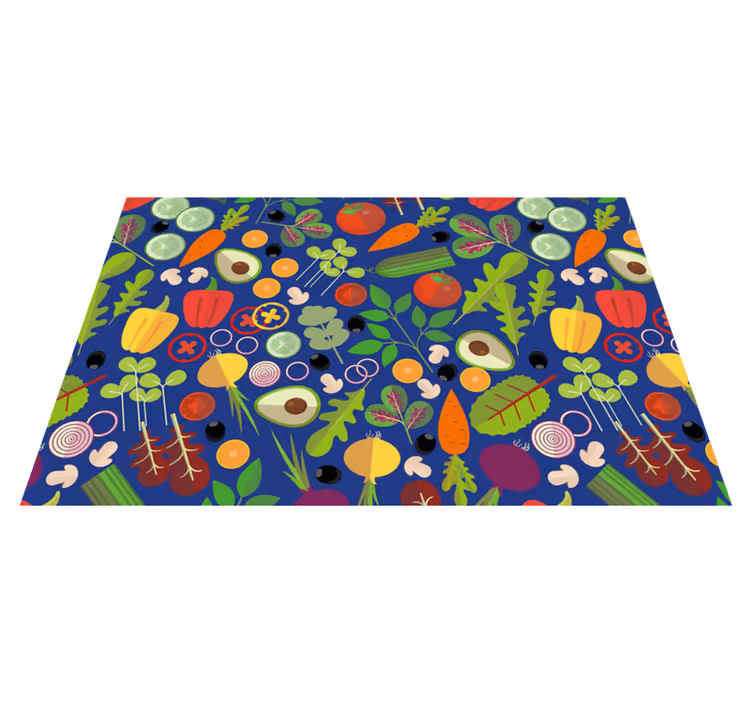 Originele placemat met levendig groentemotief - TenStickers