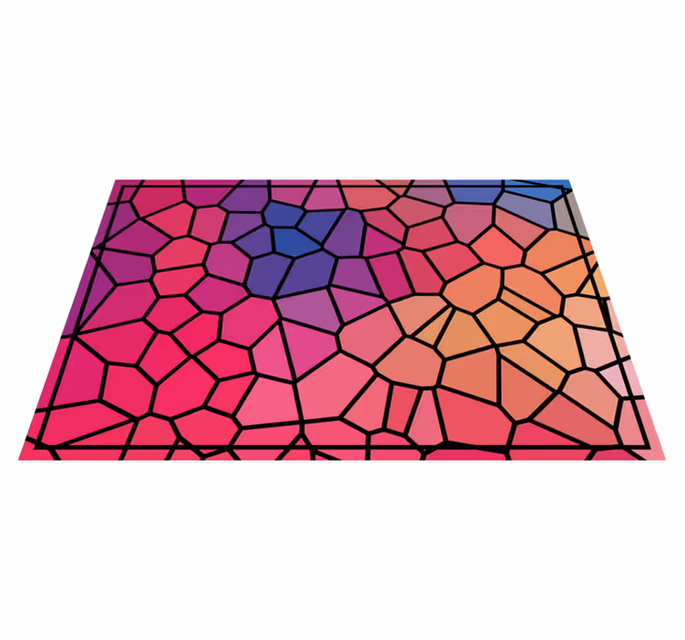 Originele placemats Levendige kleuren geometrische - TenStickers
