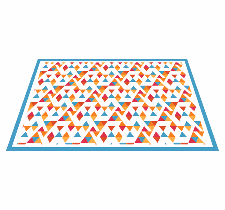Originele placemat levendige geometrische indeling - TenStickers
