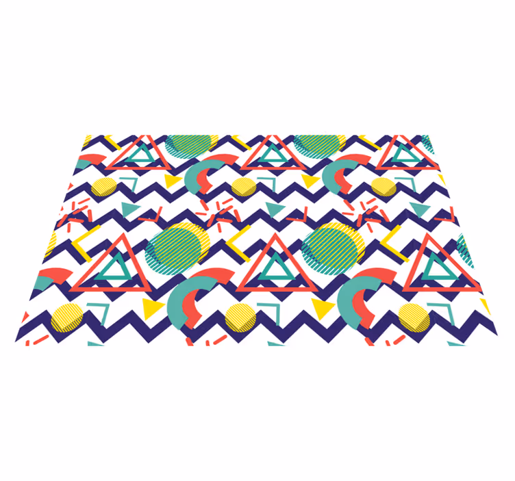 Geometrie patroon ontwerp moderne placemat - TenStickers