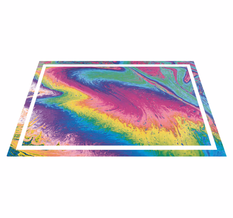 Originele placemat vivid abstract motief - TenStickers