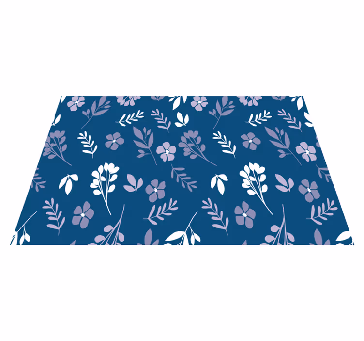 Placemat botanisch bloemmotief - TenStickers