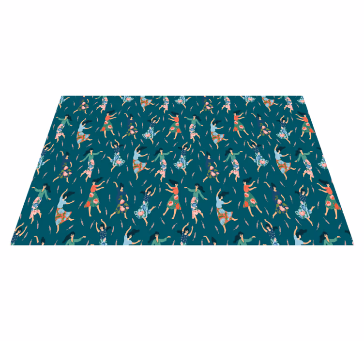 Originele placemat met dansende vrouwen motief - TenStickers