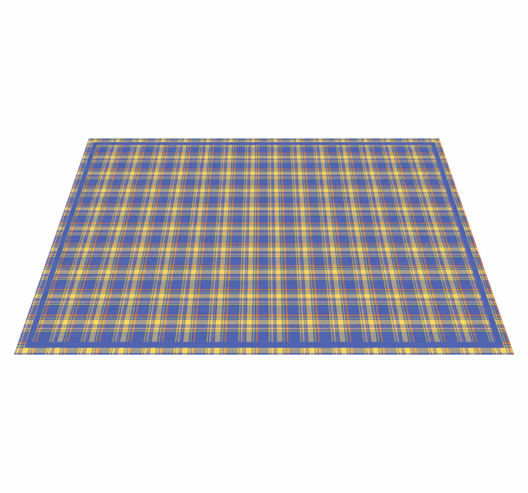 Geruit patroon oppervlak placemat - TenStickers