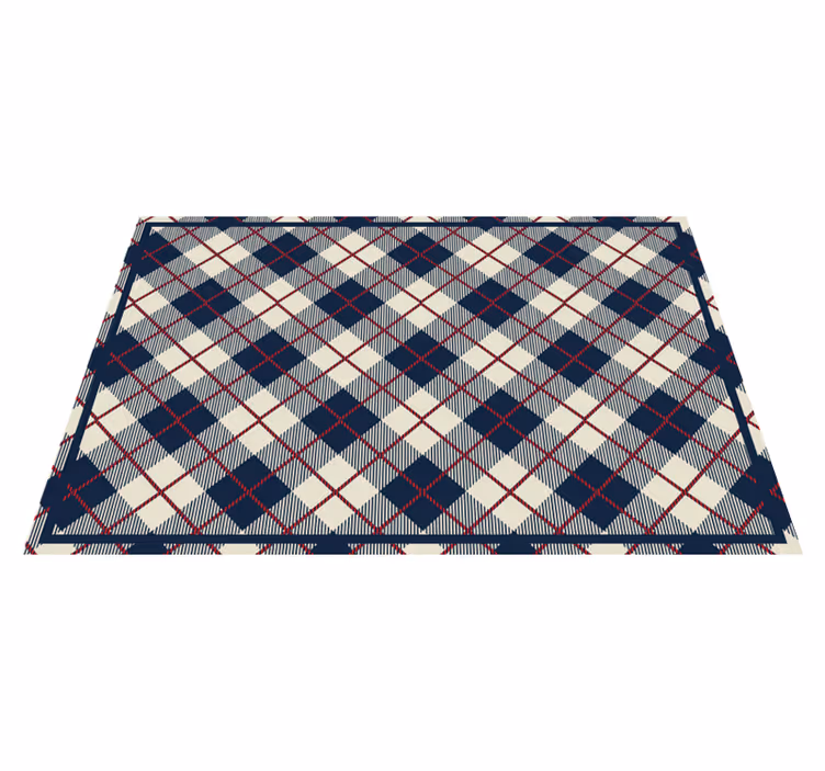 Placemat geruit patroon oppervlak - TenStickers