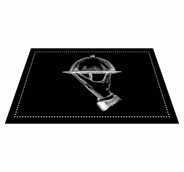 Originele placemat elegante serveerschotel - TenStickers