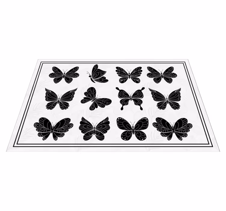 Originele placemat vlinderpatroon collectie - TenStickers