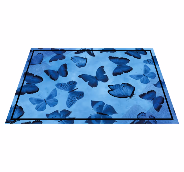 Placemat vlinderpatroon achtergrond - TenStickers