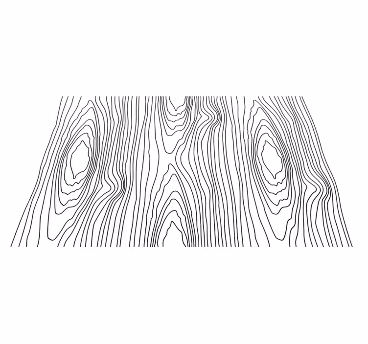 Placemat met houtnerfpatroon - TenStickers