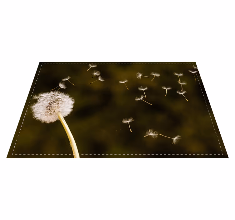 Originele placemat paardenbloem pluiszaad - TenStickers