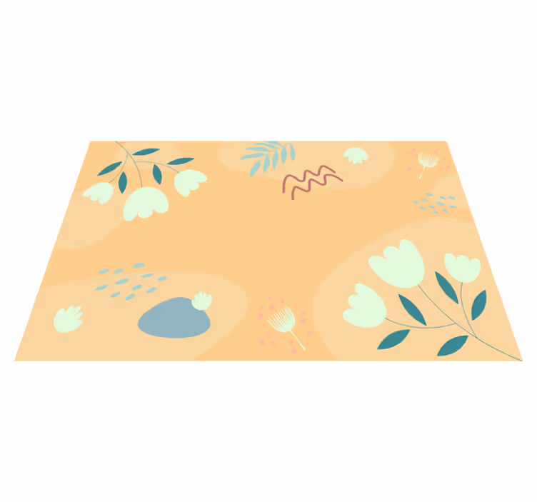 Originele placemat abstract bloemmotief - TenStickers