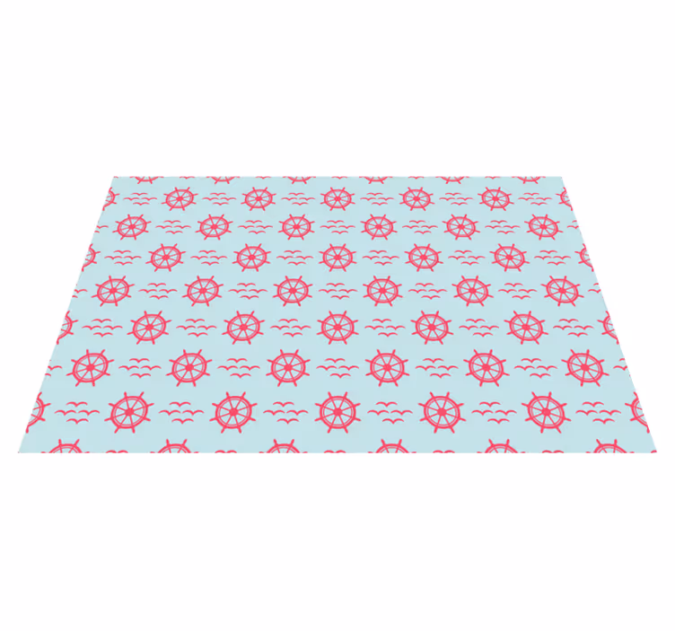 Originele placemat met nautisch stuurwiel - TenStickers