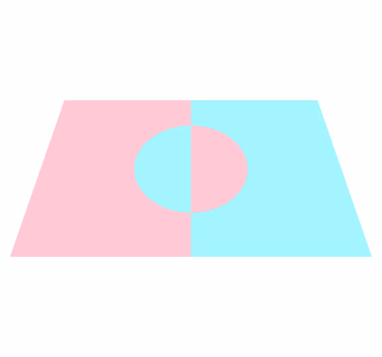 Moderne placemat schaalarrangement minimalisme - TenStickers