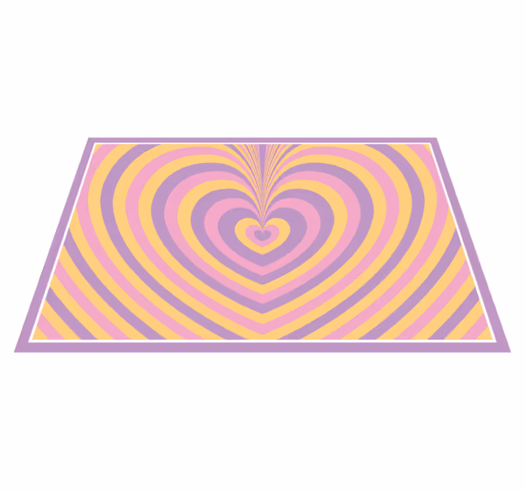 Originele placemat hartpatroon lagen - TenStickers