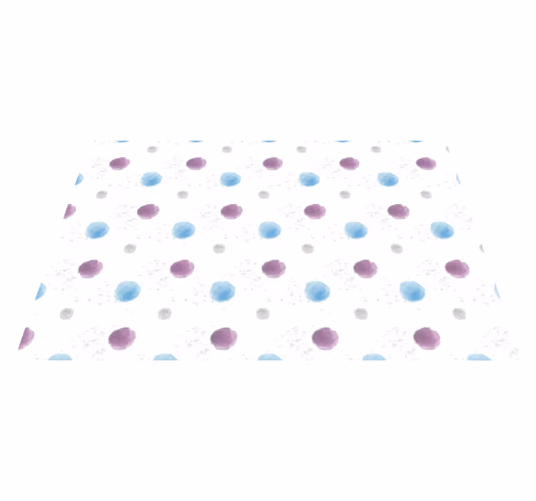 Placemat kleurrijke vlekken cirkels - TenStickers