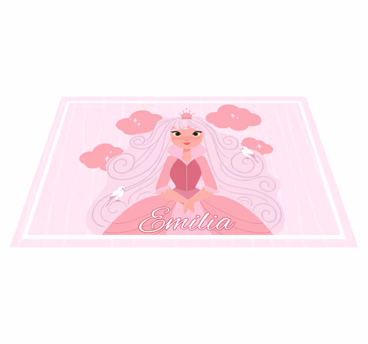Kinder placemat met prinsessenillustraties - TenStickers