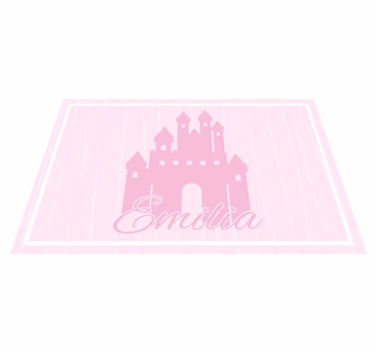 Kinder placemat kasteelthema ontwerp - TenStickers