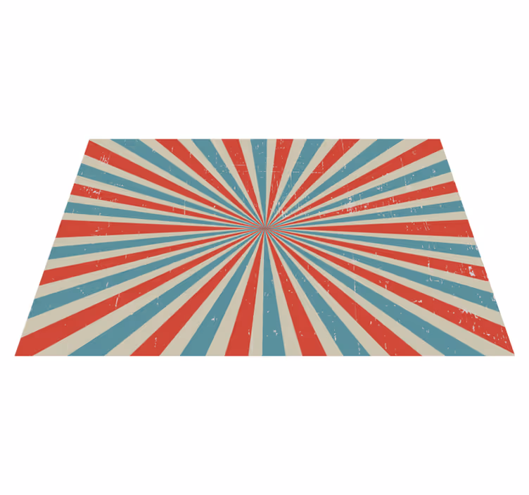 Originele placemat met gedurfd spiraalpatroon - TenStickers
